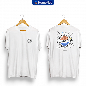 Baju WFH Santuy Putih